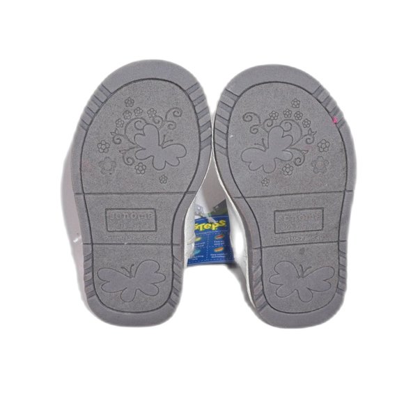 SONOMA Little Girls Silver Sequin Zip Up Ankle Boots Booties Brand New NIB - Picture 6 of 6